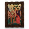 saints cyprian and justina icon handmade greek orthodox