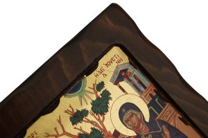 saints cyprian and justina icon handmade greek orthodox