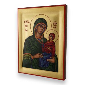 st anna and the theotokos icon greek orthodox