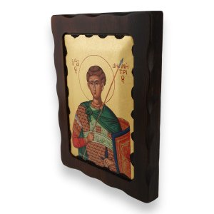 st demetrios the great martyr icon handmade greek orthodox