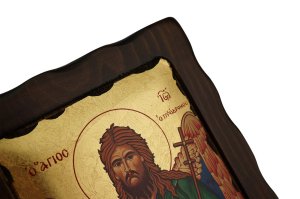 st john the forerunner icon handmade greek orthodox