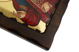 st luke icon handmade greek orthodox on wood