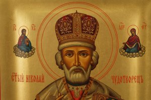 st nicholas icon handmade greek orthodox