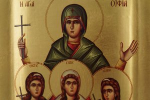 st sophia and daughters icon greek orthodox