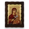 theotokos giatrissa icon handmade greek orthodox