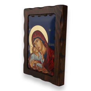 theotokos glykophilousa icon handmade greek orthodox