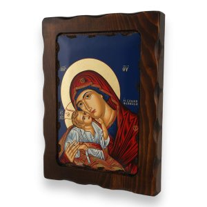 theotokos glykophilousa icon handmade greek orthodox