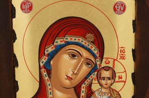 theotokos of kazan icon handmade greek orthodox