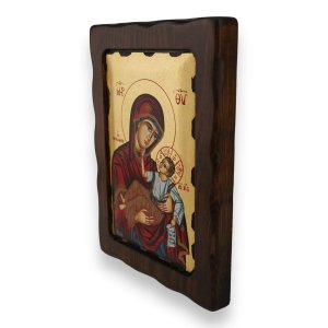 theotokos quick to hear icon handmade greek orthodox gorgoepikoos