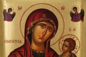 virgin mary hodegetria icon greek orthodox
