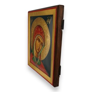 virgin mary icon handmade greek orthodox