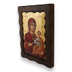 virgin mary the guide icon handmade greek orthodox
