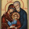 holy family icon hand painted orthodox