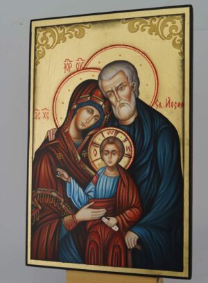 holy family icon hand painted orthodox