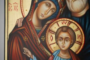 holy family icon hand painted orthodox
