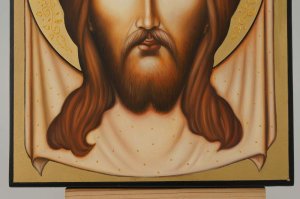 the holy face icon hand painted orthodox