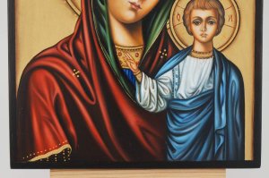 theotokos of kazan icon hand painted russian orthodox