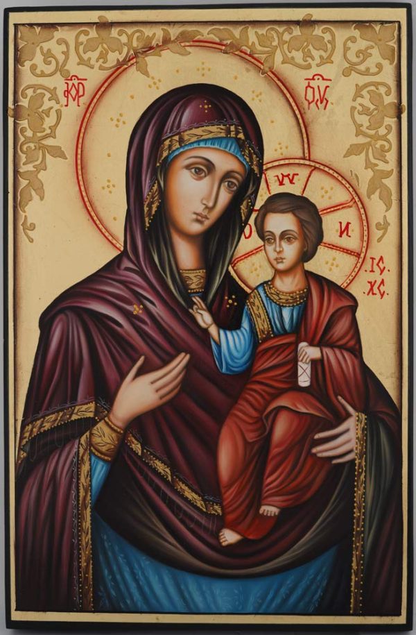 theotokos the guide icon hand painted orthodox