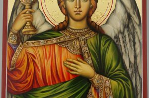 archangel raphael icon hand painted orthodox