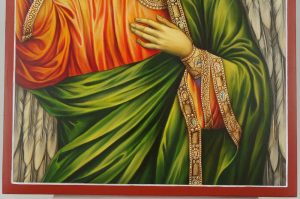 archangel raphael icon hand painted orthodox