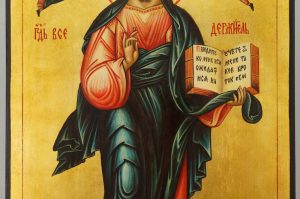 christ almighty icon hand painted orthodox