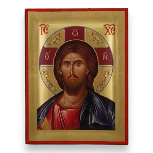 christ pantocrator mount athos icon fragment