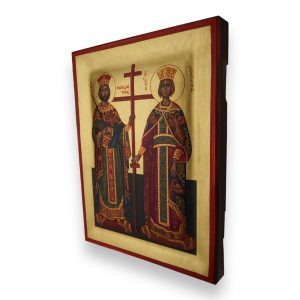 constantine and helen icon handmade greek orthodox