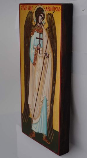 guardian angel hand painted orthodox icon
