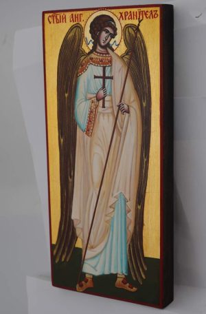 guardian angel hand painted orthodox icon