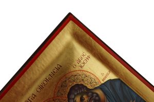 holy family orthodox icon handmade on wood
