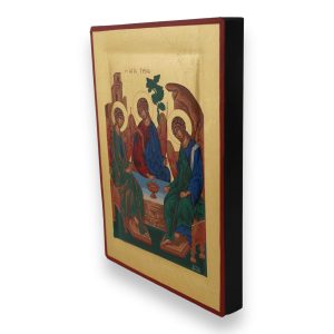 holy trinity icon rublev handmade in greece