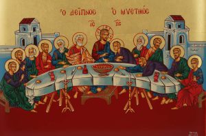 last supper icon handmade greek orthodox