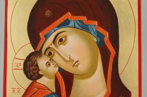 mother of god of the don icon hand painted orthodox