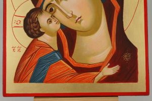 mother of god of the don icon hand painted orthodox
