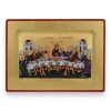 mystical supper icon handmade greek orthodox