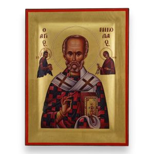 nicholas of myra icon handmade greek orthodox