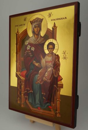 our lady of walsingham icon hand painted orthodox