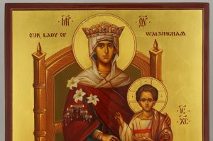 our lady of walsingham icon hand painted orthodox