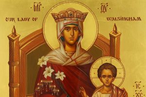 our lady of walsingham icon hand painted orthodox