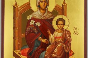 our lady of walsingham icon hand painted orthodox