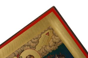 saint menas icon handmade greek orthodox