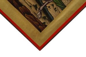 saint menas icon handmade greek orthodox