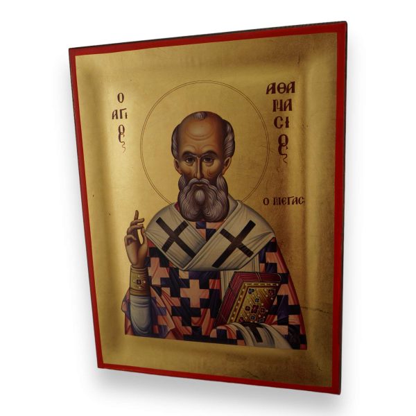 st athanasius the great icon handmade greek orthodox