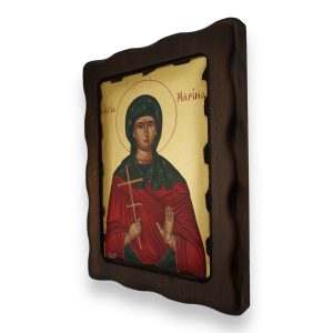 st marina orthodox icon handmade on wood