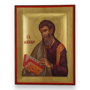 st matthew the evangelist icon handmade greek orthodox