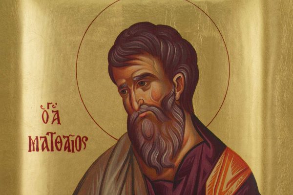 st matthew the evangelist icon handmade greek orthodox