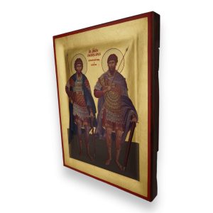sts theodore tyron and theodore stratelates icon greek orthodox