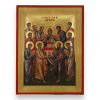 synaxis of the apostles icon handmade greek orthodox
