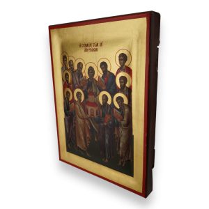 synaxis of the apostles icon handmade greek orthodox