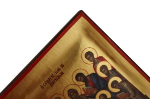 synaxis of the apostles icon handmade greek orthodox